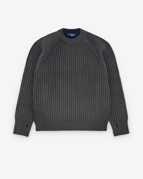 Junya Watanabe Man - Men’s Heavy Rib Knit Sweater - (Navy)