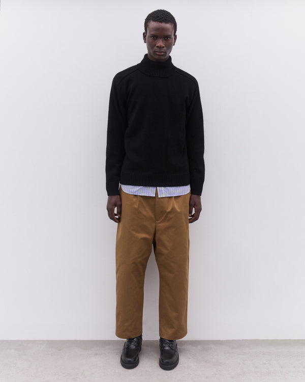 Junya Watanabe Man - Men’s Roll Neck Sweater - (Black)
