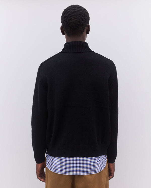 Junya Watanabe Man - Men’s Roll Neck Sweater - (Black)