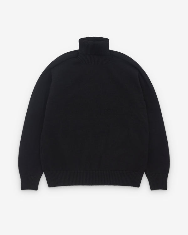 Junya Watanabe Man - Men’s Roll Neck Sweater - (Black)