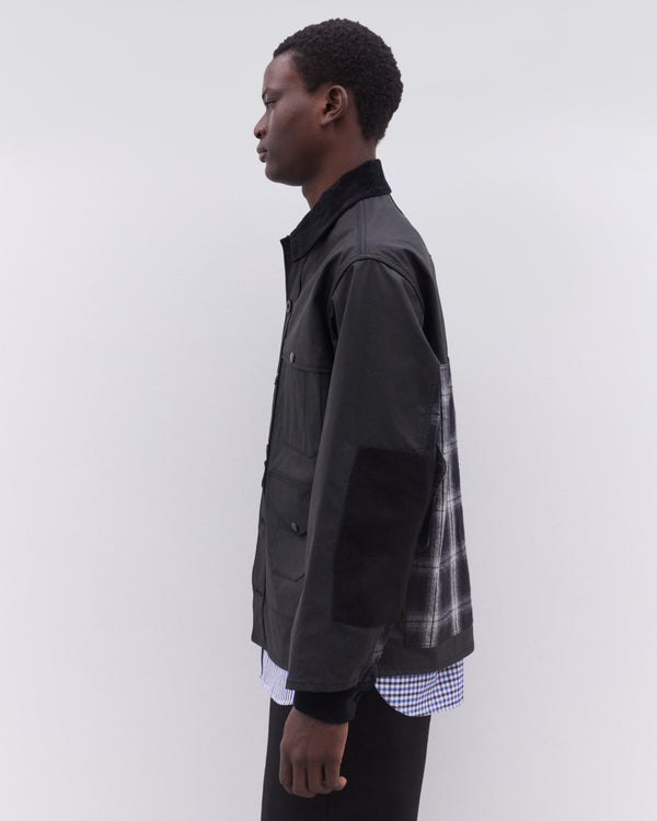 Junya Watanabe Man - Men’s Filson Check Panel Jacket - (Black)