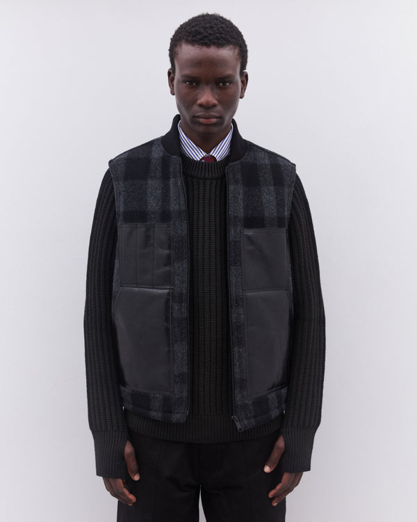 Junya Watanabe Man - Men’s Filson Vest - (Grey/Black)