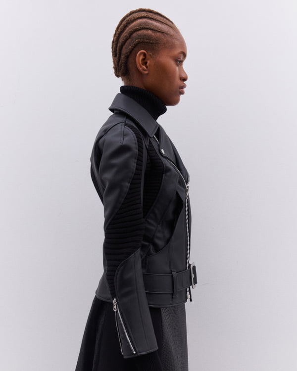 Junya Watanabe - Women’s Panelled Biker Jacket - (Black)