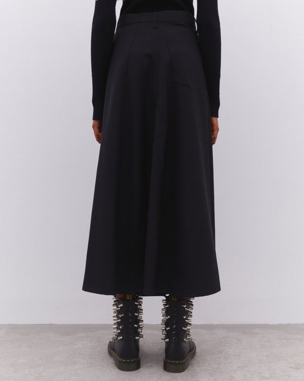 Junya Watanabe - Women’s Asymmetric Skirt - (Black)