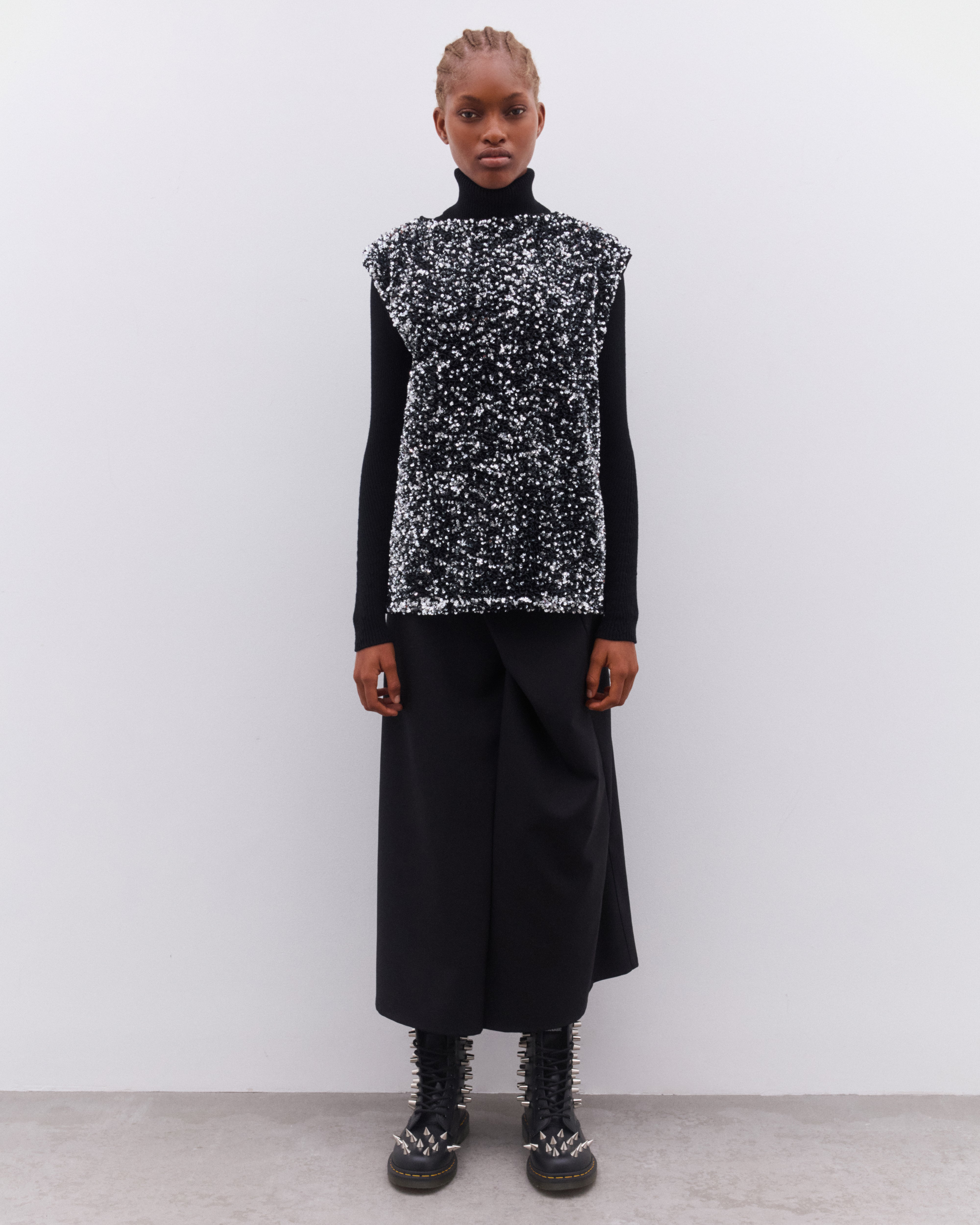 (Black) Skirt Asymmetric Women's Watanabe: Junya シャーリングスカート 2023AW WATANABE JUNYA | Street Dover スカート