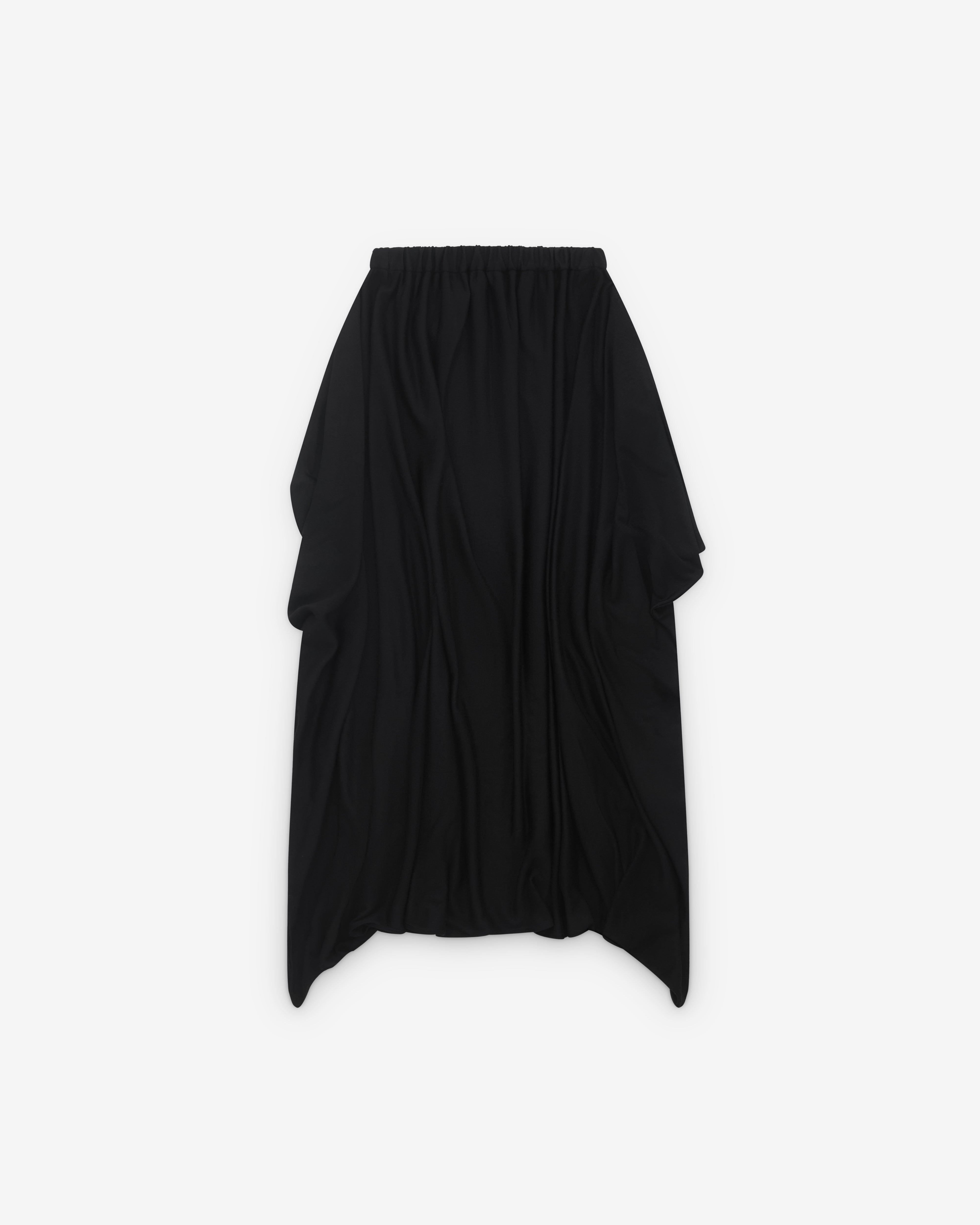 Junya Watanabe: Women's Draped Skirt (Black) | DSML E-SHOP Junya Watanabe: Women's Draped Skirt (Black) | DSML E-SHOP