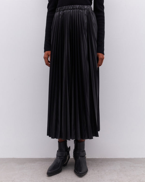 Junya Watanabe - Women’s Pleated Skirt - (Black)