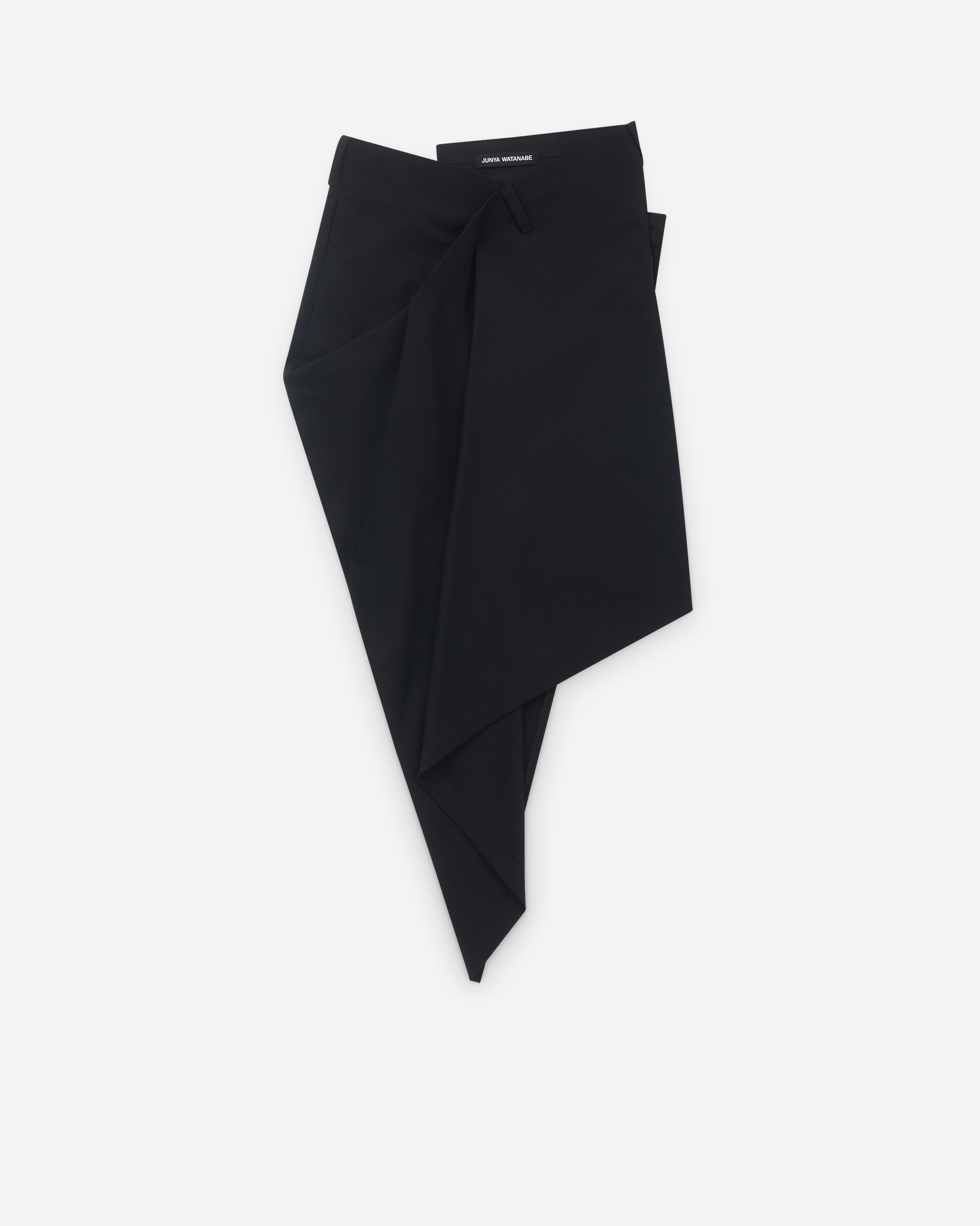 Junya Watanabe: Women's Wrap Skirt (Black) | Dover Street Market