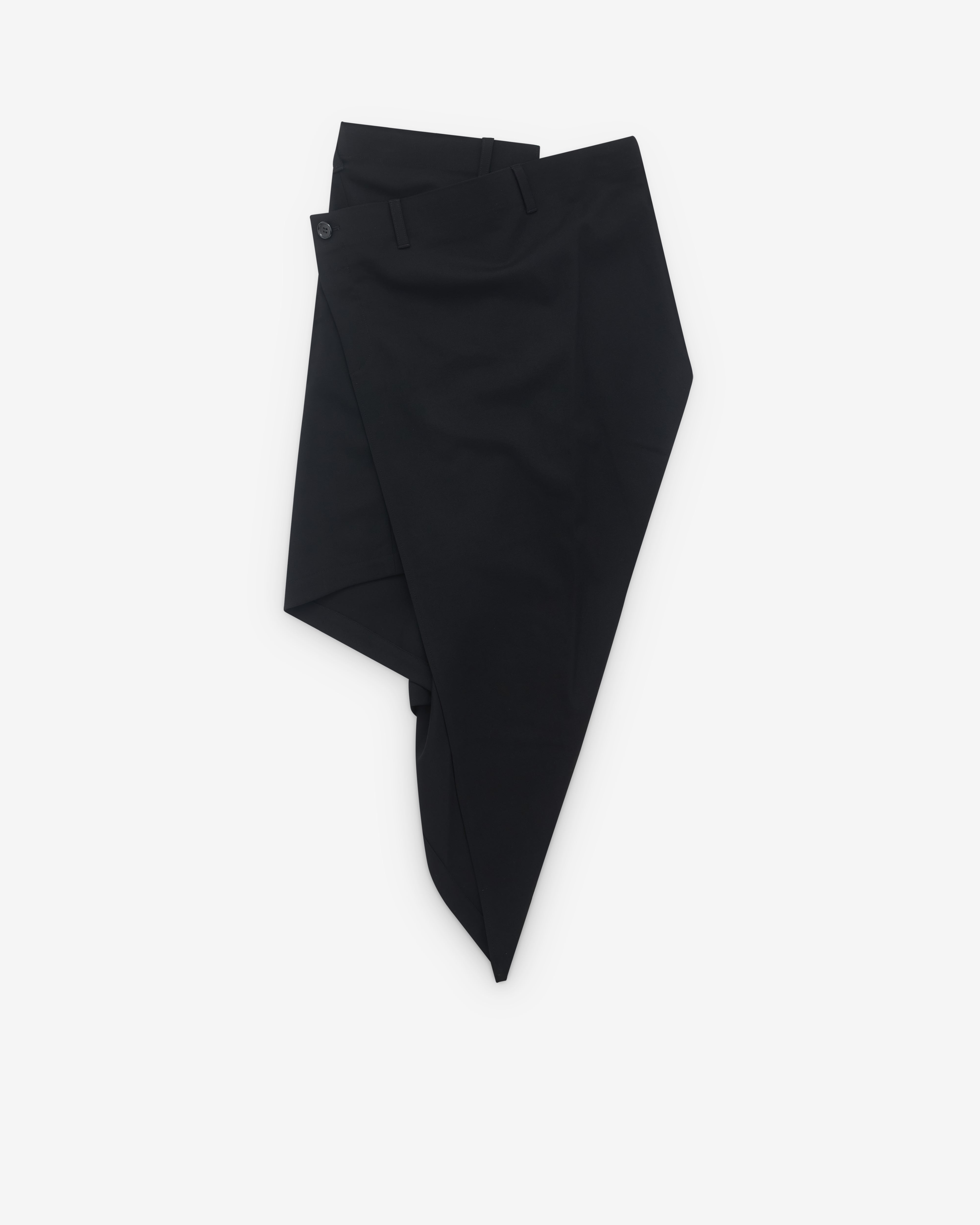 Junya Watanabe: Women's Wrap Skirt (Black) | Dover Street Market