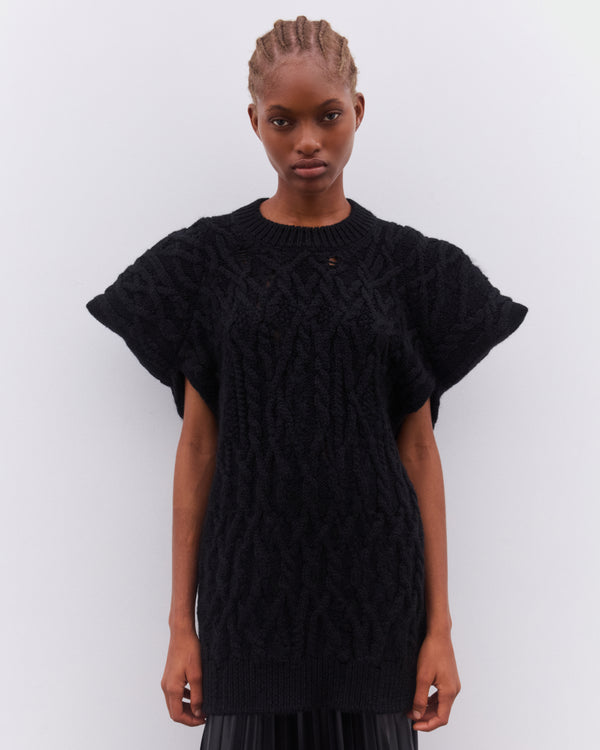 Junya Watanabe - Women's Sleeveless Sweater - (Black)