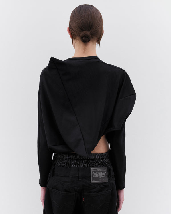Junya Watanabe - Women’s Angular Long Sleeve T-Shirt - (Black)