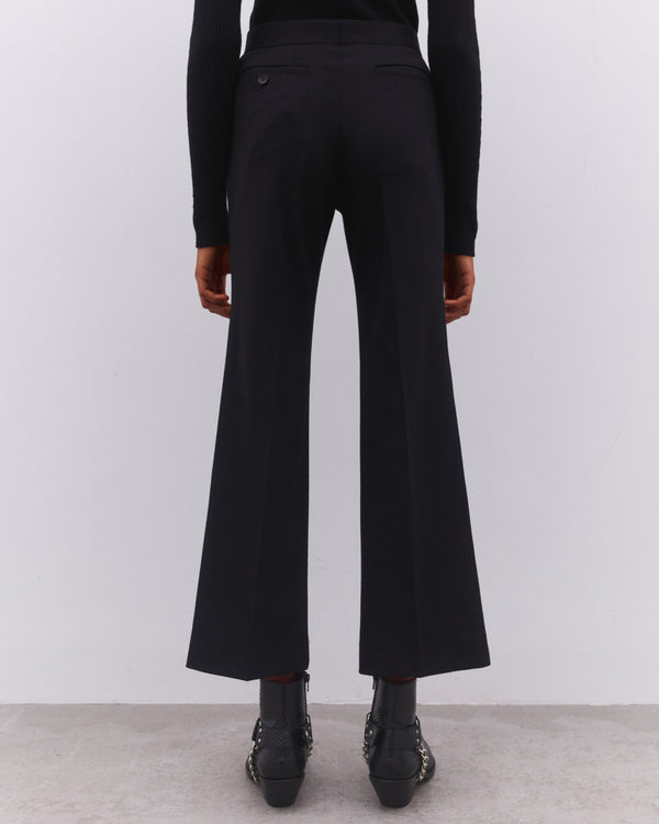 Junya Watanabe - Women’s Cropped Straight Leg Trousers - (Black)