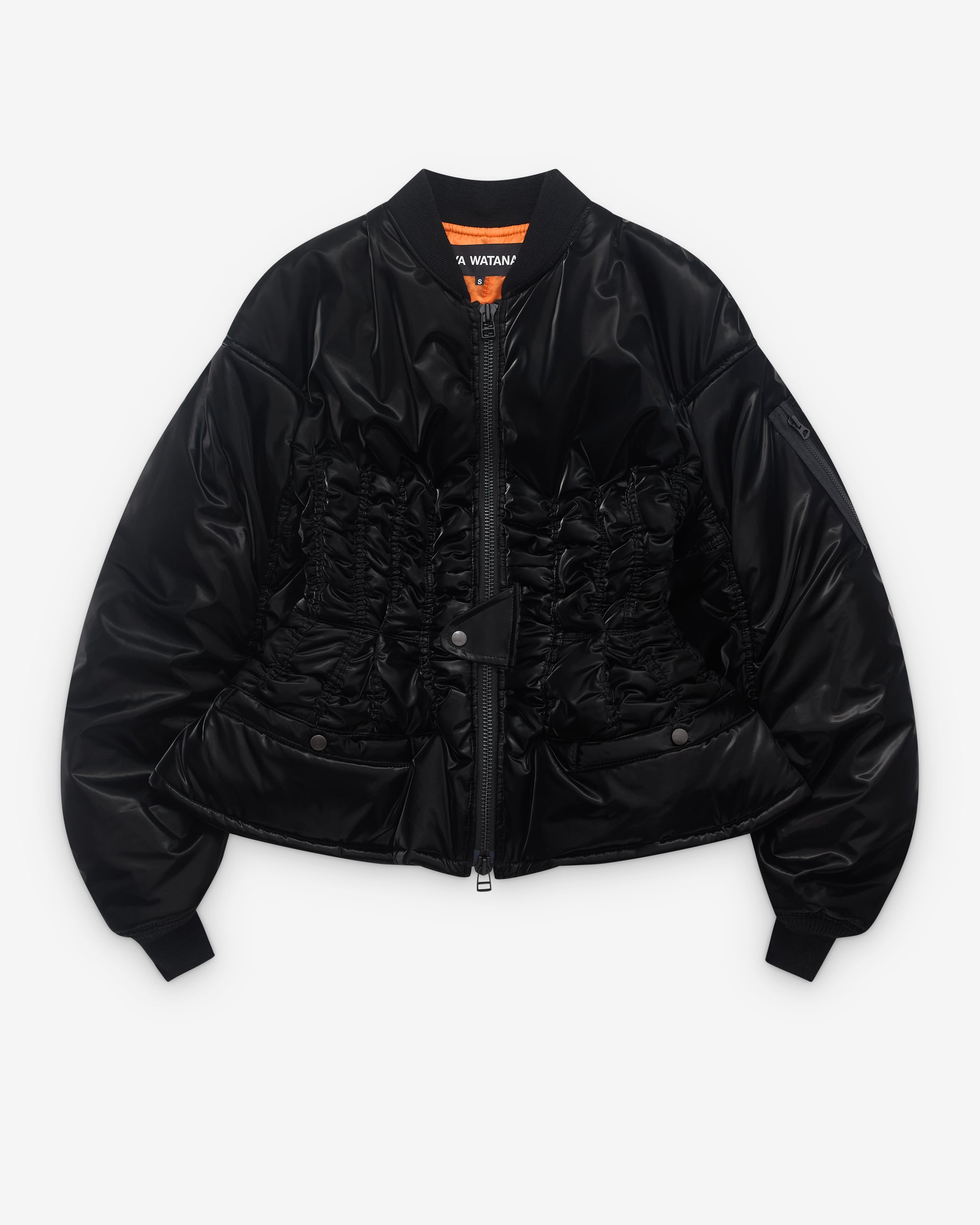 Junya Watanabe: Women's Corseted Bomber Jacket (Black) DSML E-SHOP