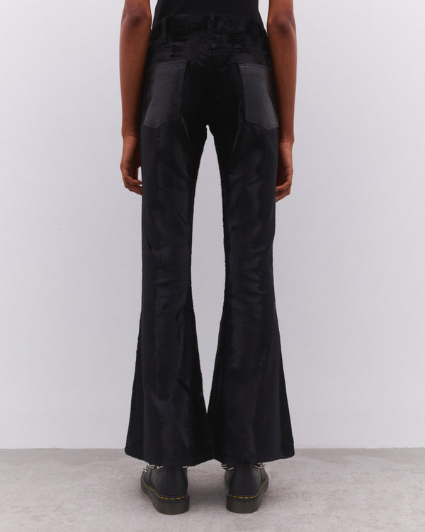 Junya Watanabe - Women’s Soft Flared Trousers - (Black)