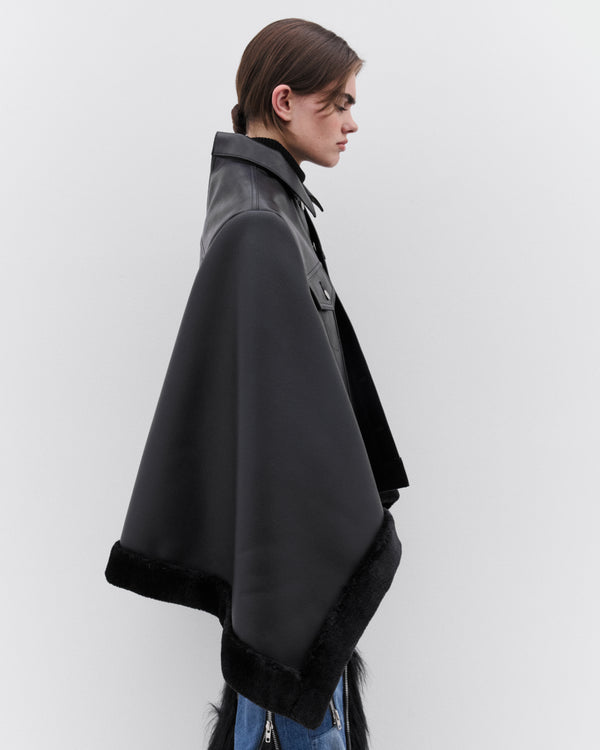 Junya Watanabe - Women’s Levi's Faux Leather Cape - (Black)