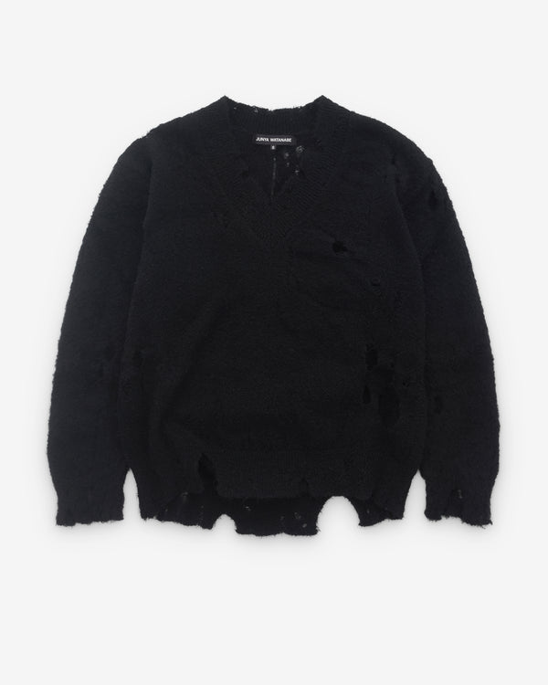Junya Watanabe - Women’s Distressed Sweater - (Black)