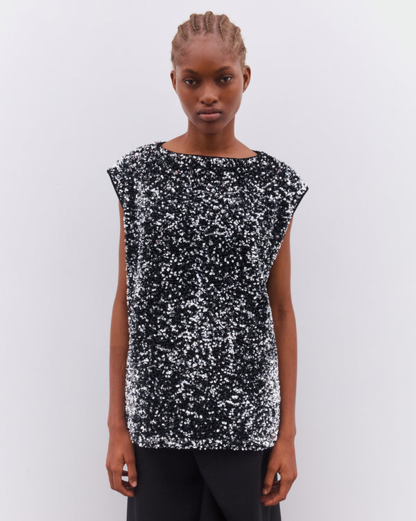 Junya Watanabe - Women’s Sleeveless Sequin Tunic - (Silver)