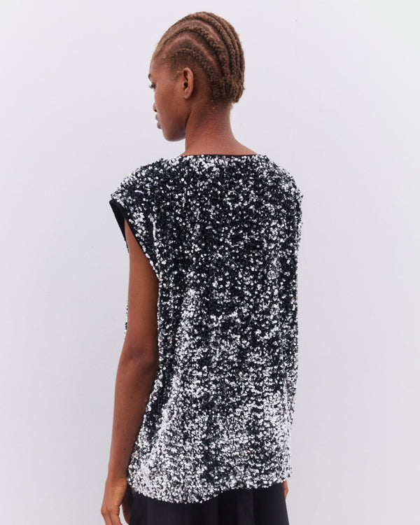 Junya Watanabe - Women’s Sleeveless Sequin Tunic - (Silver)