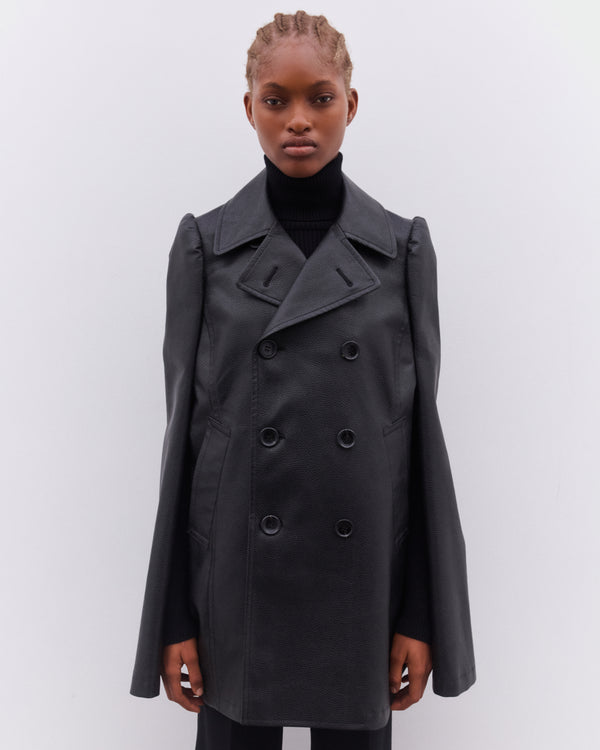 Junya Watanabe - Women’s Double Breasted Cape - (Black)
