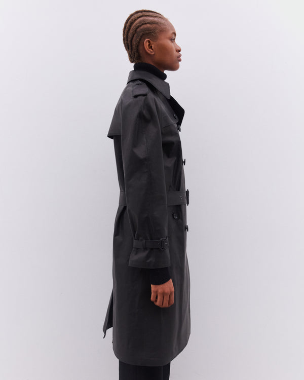 Junya Watanabe - Women’s Leather Trench Coat - (Black)