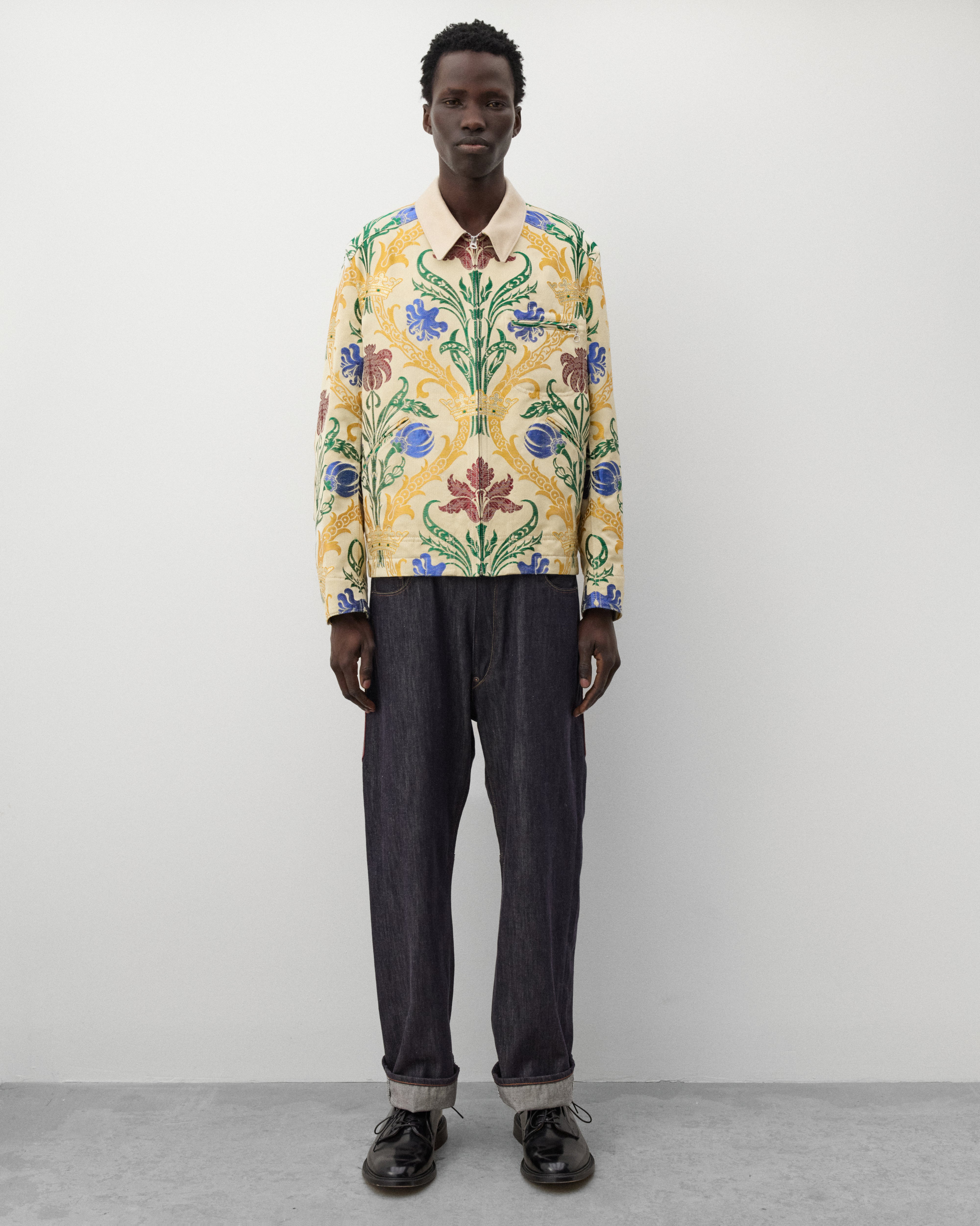 JUNYA WATANABE MAN イエロー Tシャツ Junya Watanabe Yellow Printed T-Shirt Junya Watanabe