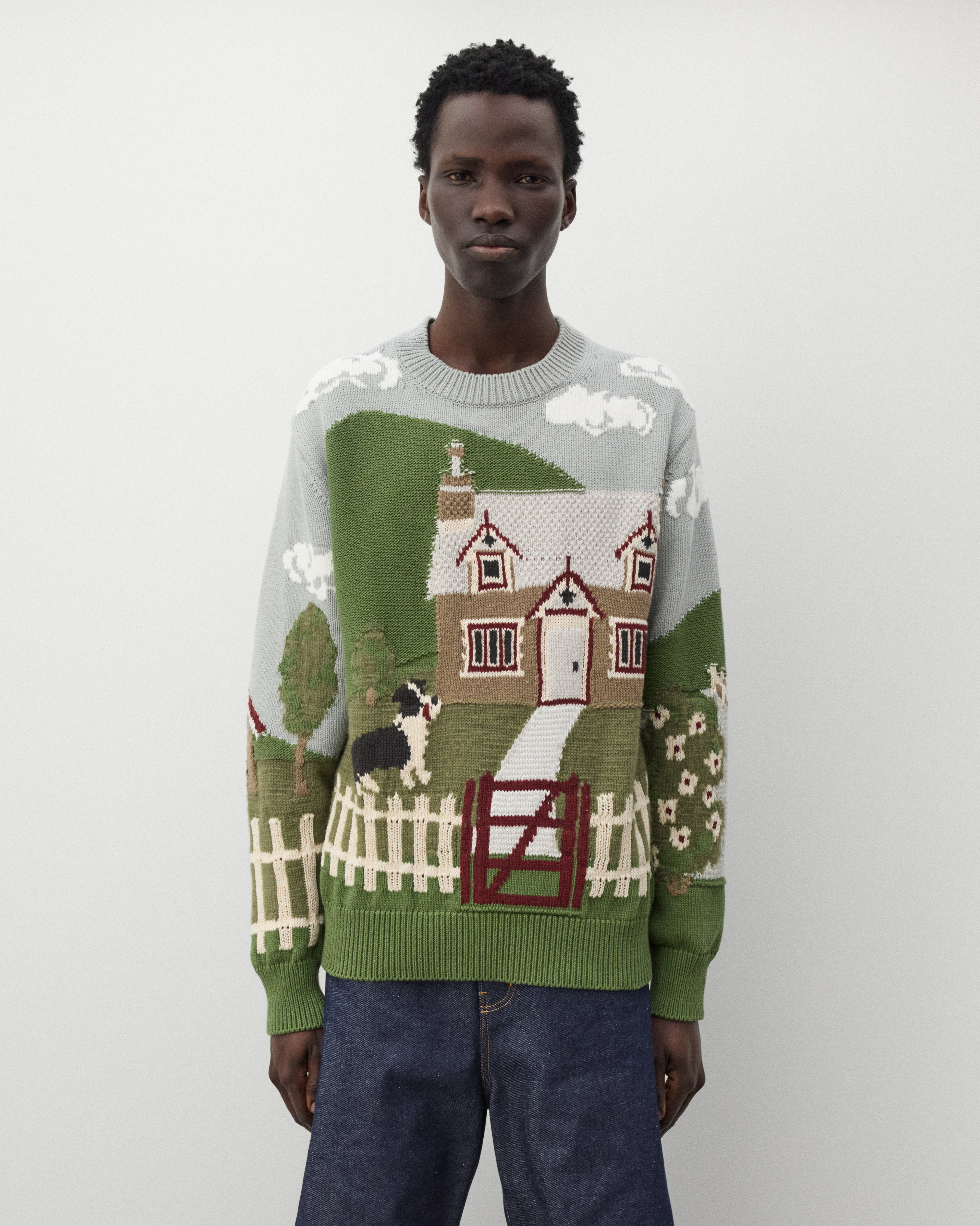 Junya Watanabe Man: Men's House Sweater (Multi) | DSML E-SHOP