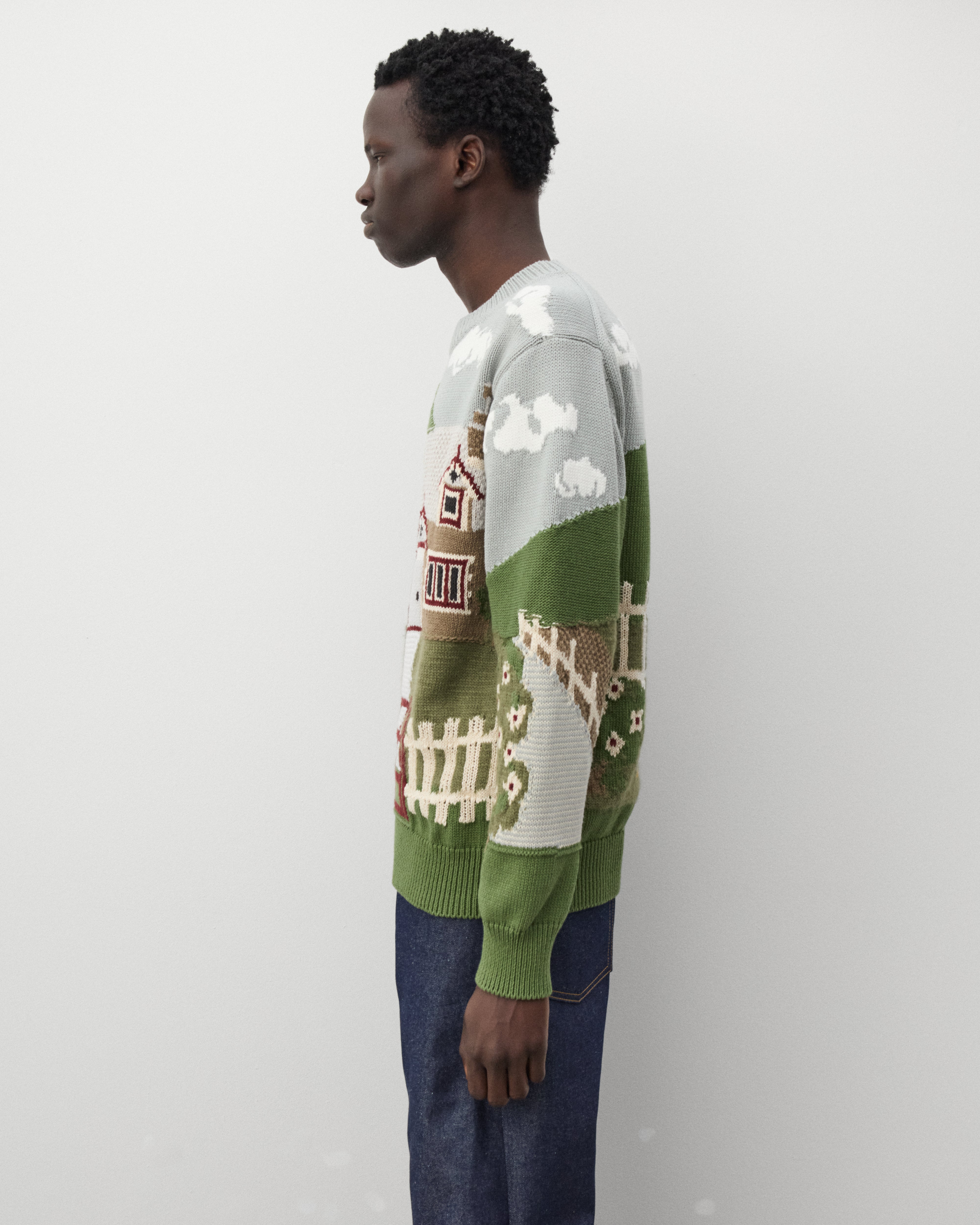 Junya Watanabe Man: Men's House Sweater (Multi) | Dover Street