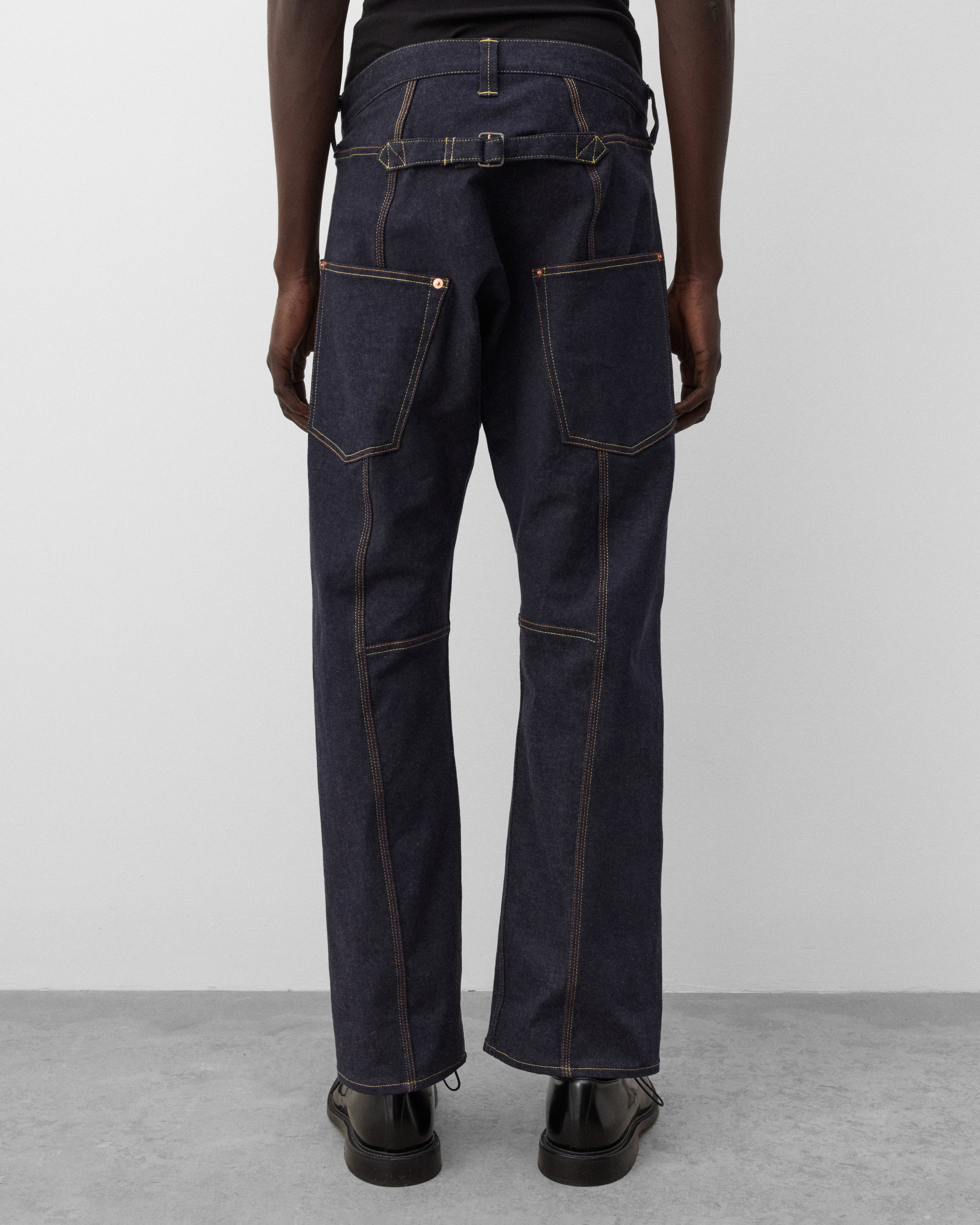 Junya Watanabe Man: Men's Straight Leg Jeans (Indigo) | Dover