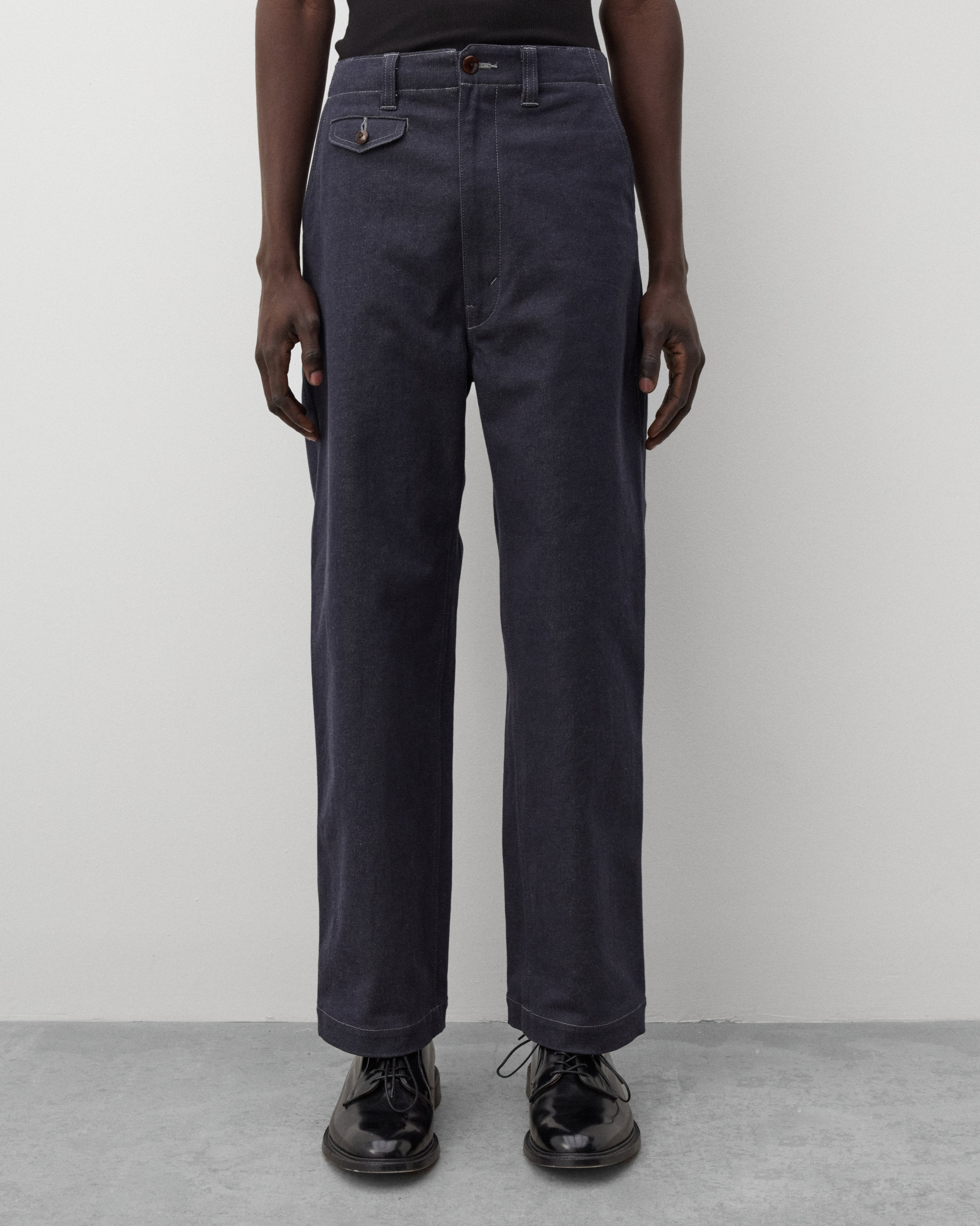 Junya Watanabe Man: Men's Denim Trousers (Indigo) | Dover Street