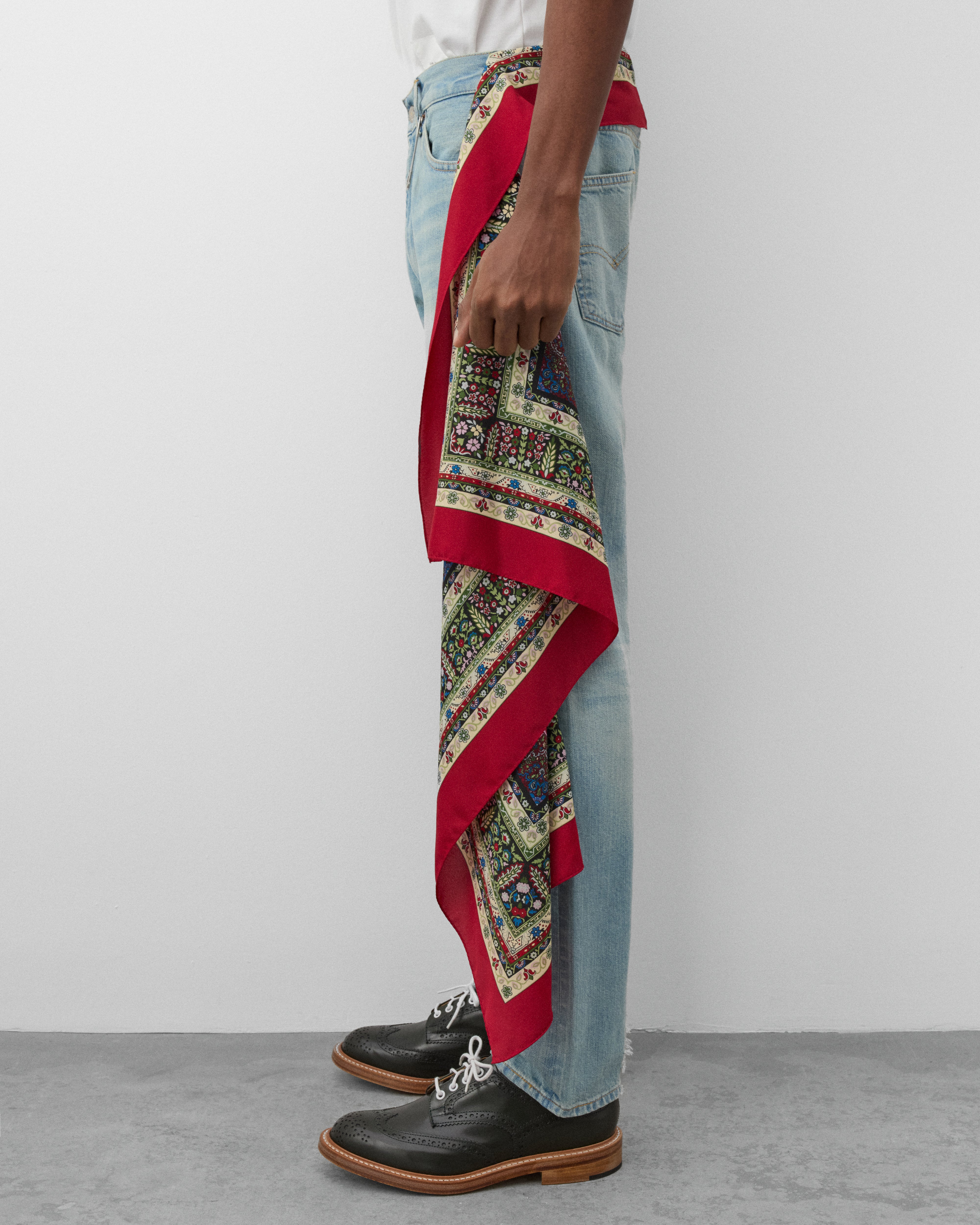 Junya Watanabe Man: Men's Levi's Bandana Jeans (Light Wash