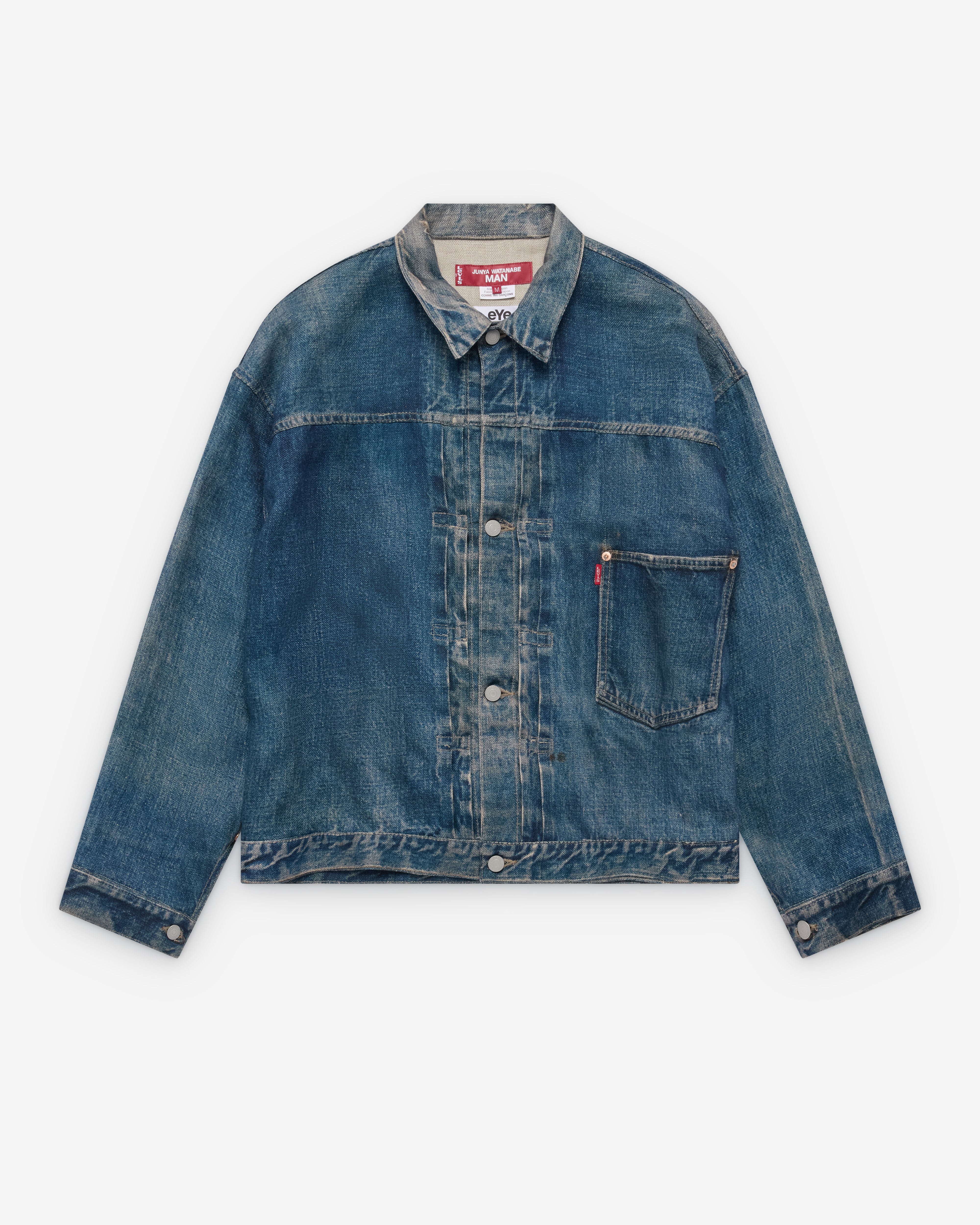 EYE Junya Watanabe MAN: Men's Levi's Type 1 Jacket (Blue) | Dover