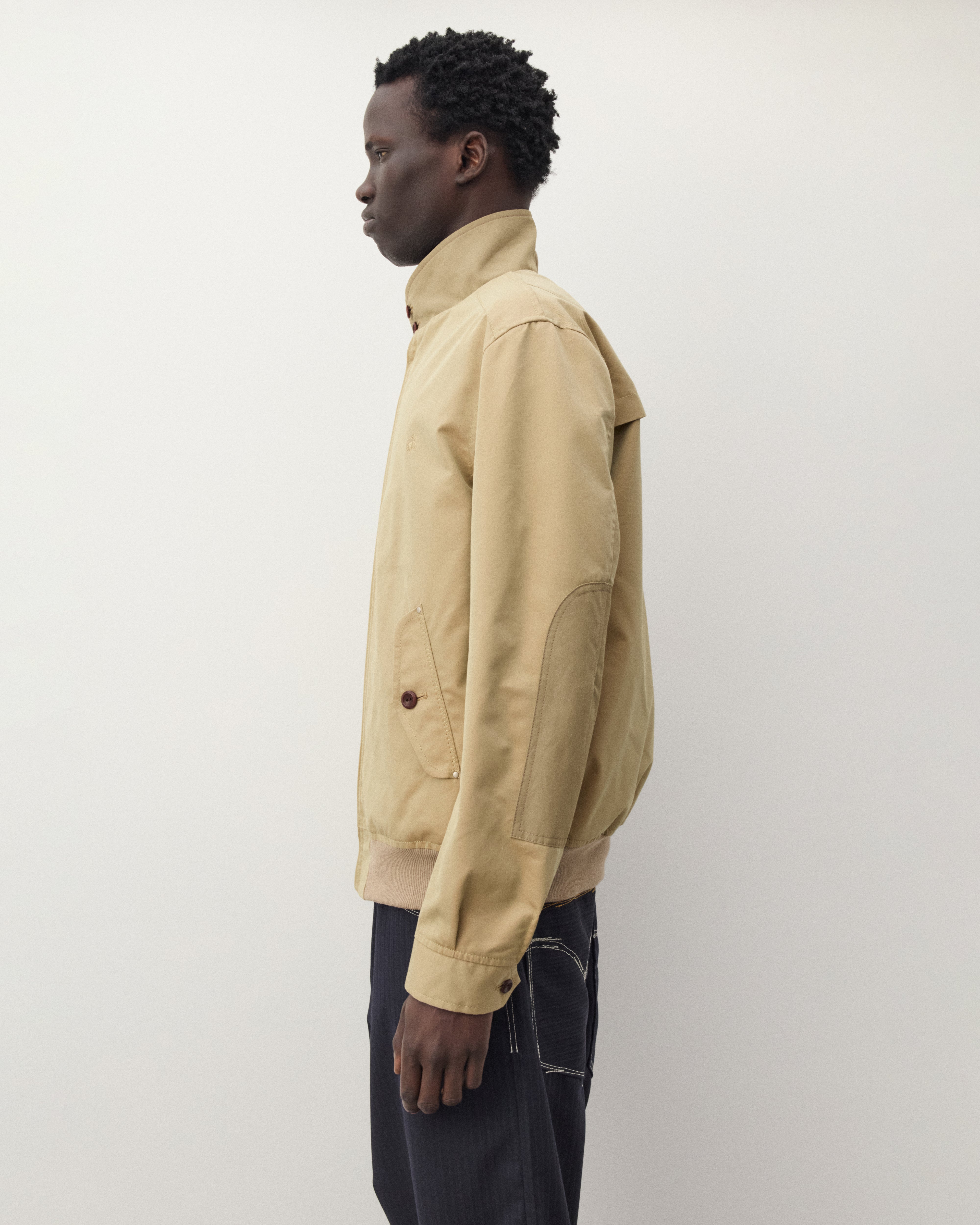 Junya Watanabe Man: Men's Brooks Brothers Harrington Jacket (Beige