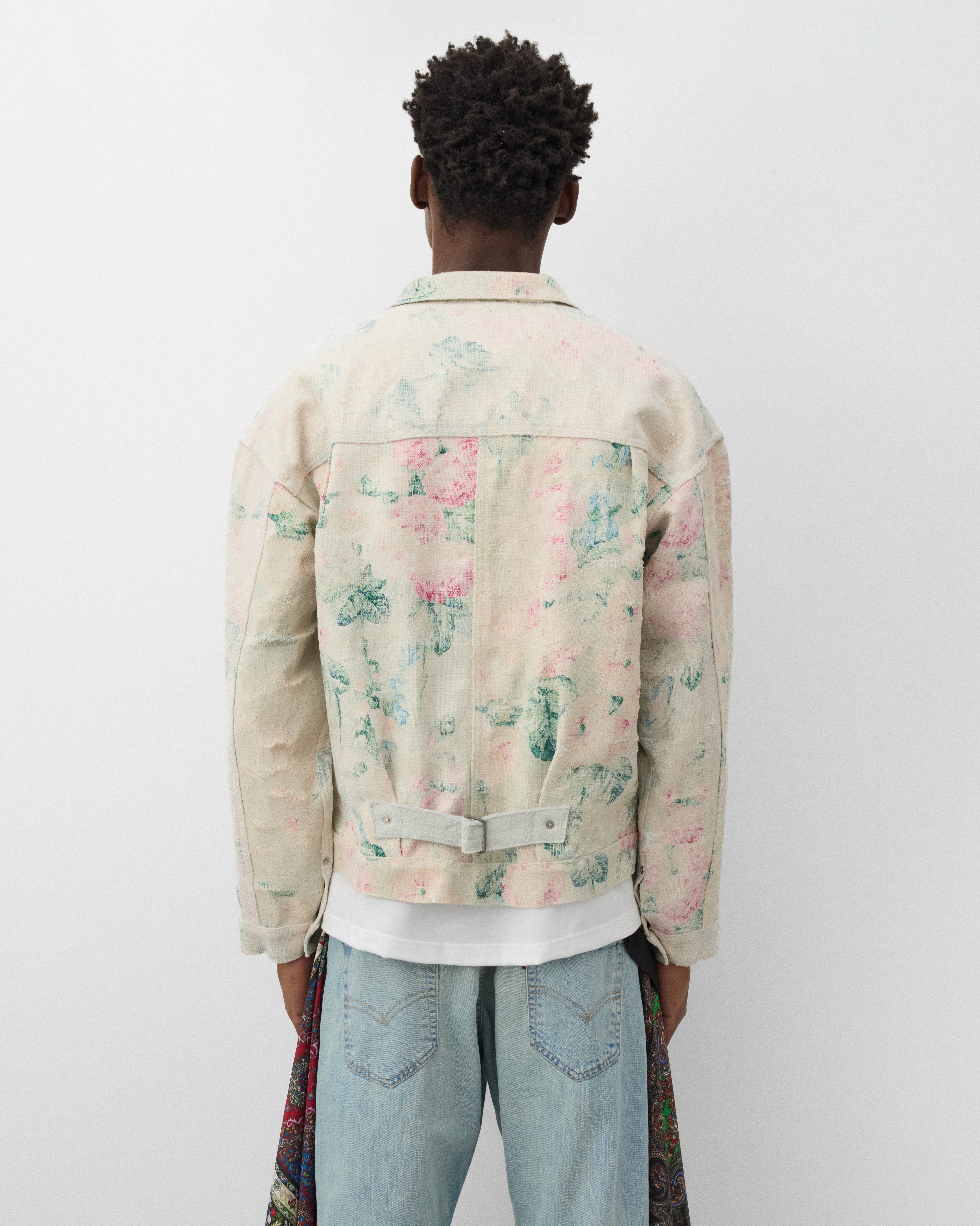 Junya Watanabe Man: Men's Levi's Roses Type 1 Jacket (Off White