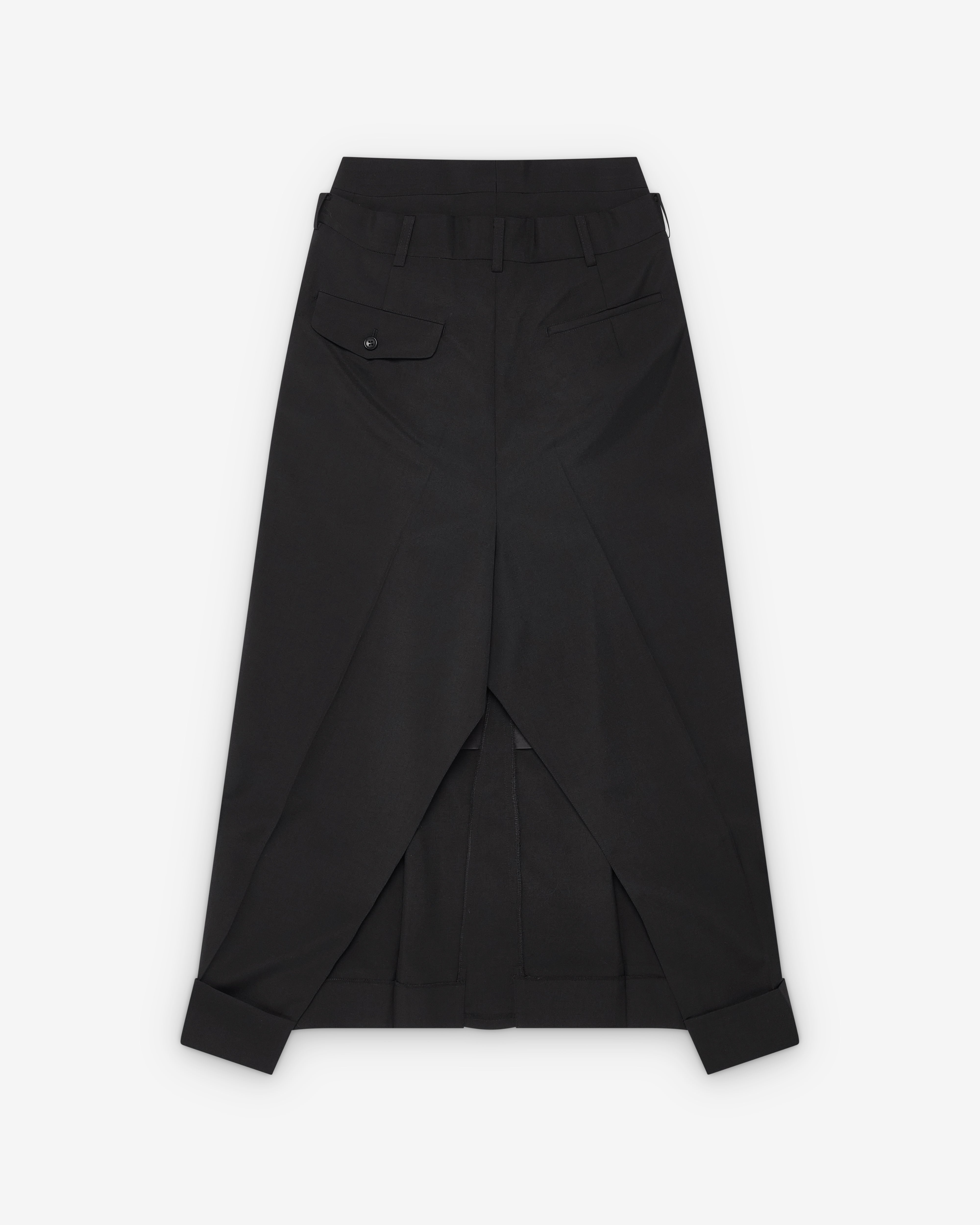 JUNYA WATANABE ブラックタイトスカート S Junya Watanabe: Women's Cuff Skirt (Black) | Dover Street Market