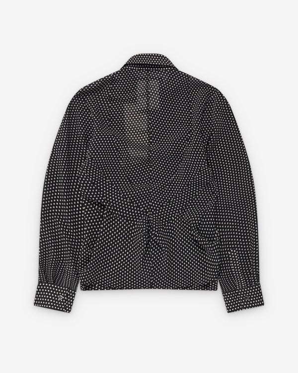 Junya Watanabe - Women's Polka Dot Sheer Shirt - (Black/White)