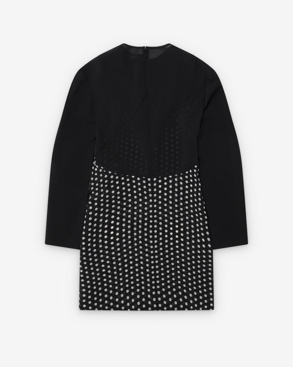 Junya Watanabe - Women's Long Sleeve Polka Dot Blouse - (Black)