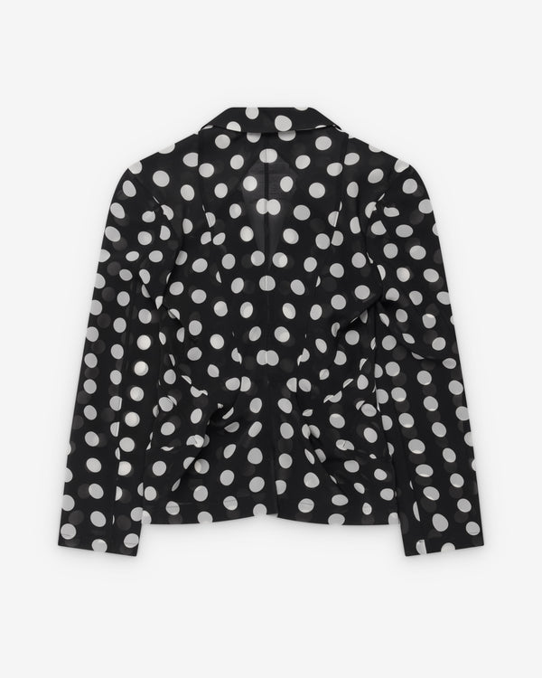 Junya Watanabe - Women's Polka Dot Fitted Blouse - (Black/White)