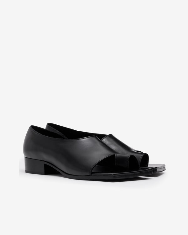 Junya Watanabe - Women's Square Open Toe Sandal - (Black)