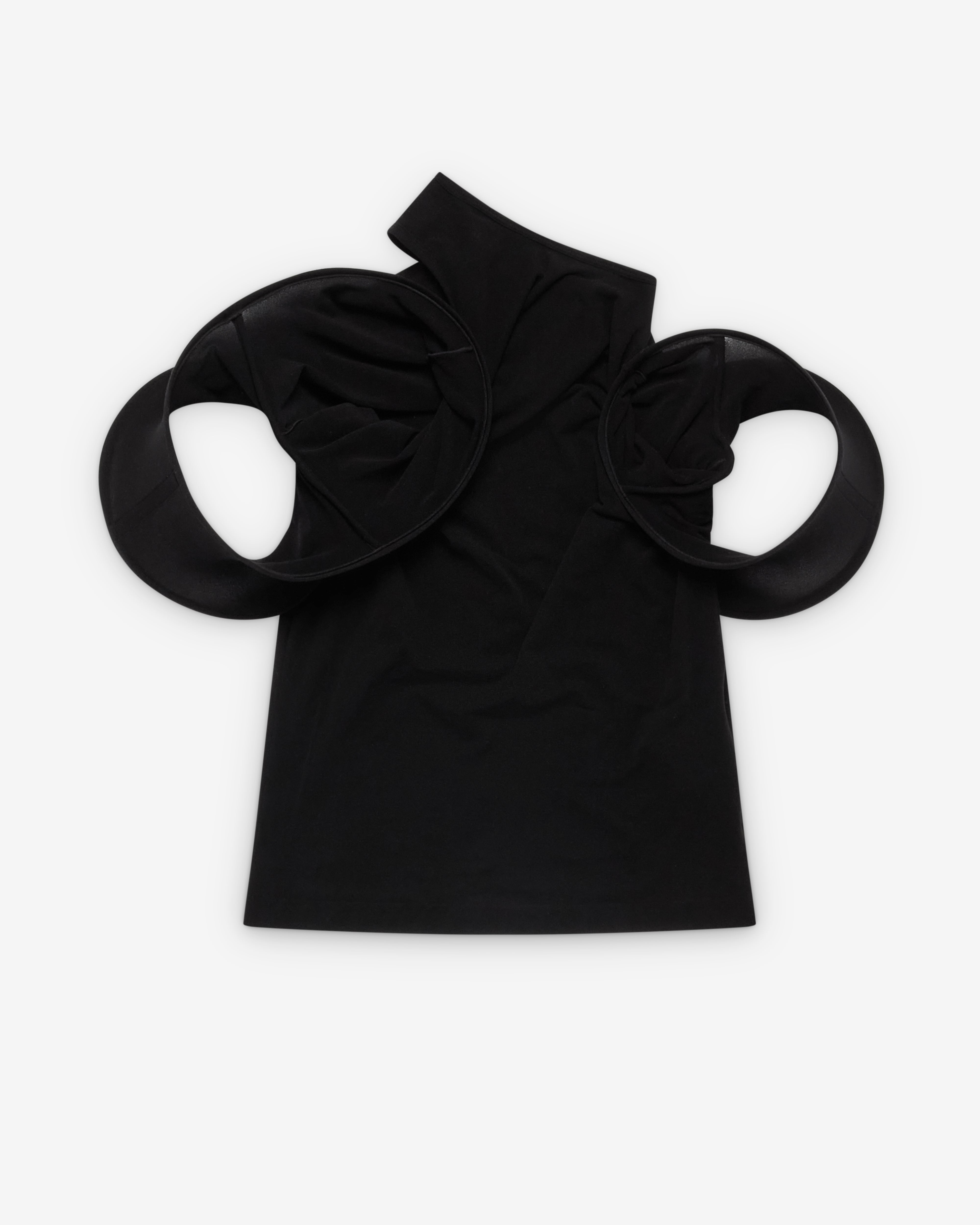 Junya Watanabe: Women's Cut Out Top (Black) | Dover Street Market