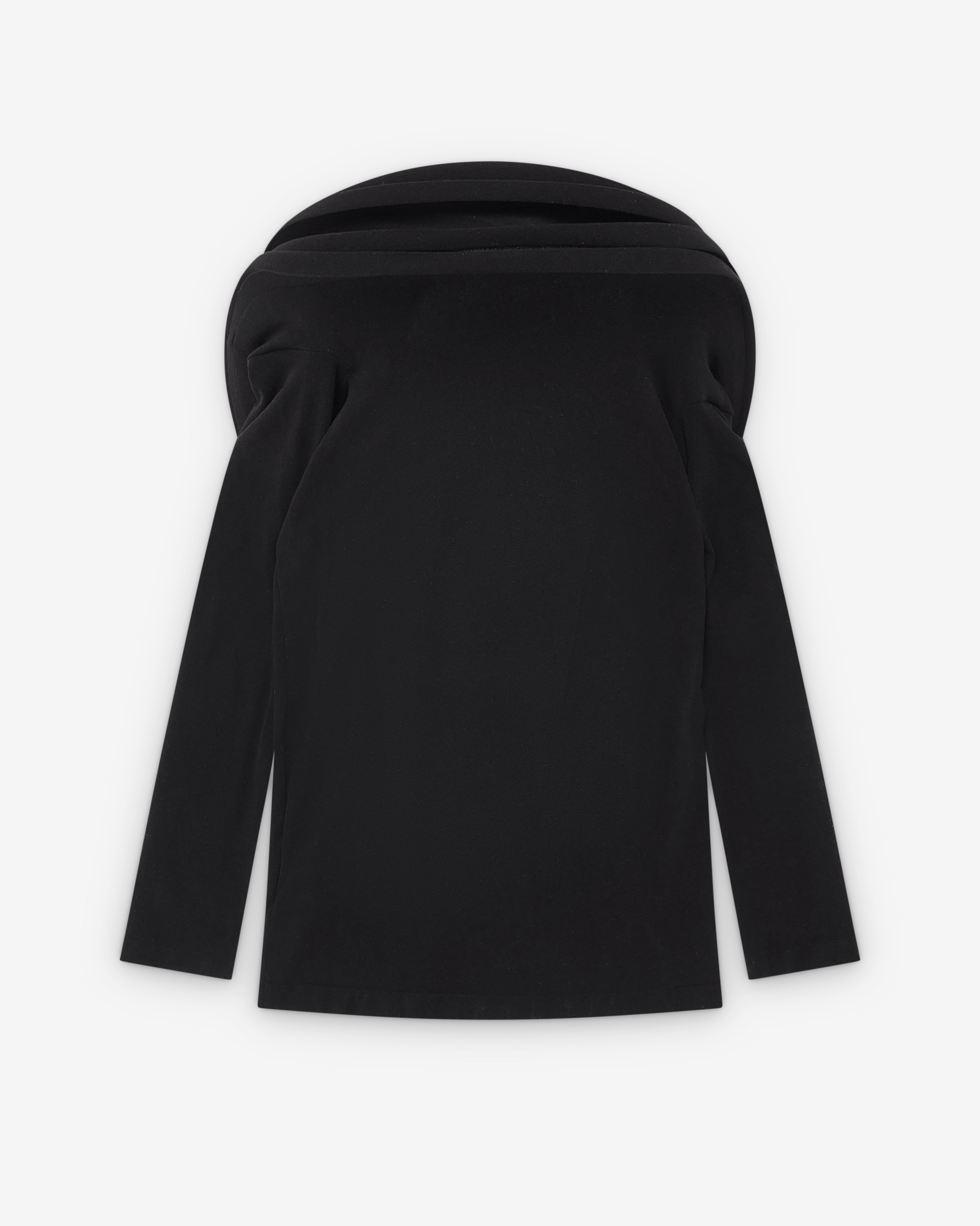 Junya Watanabe: Women's Disc Long Sleeve Top (Black) | Dover