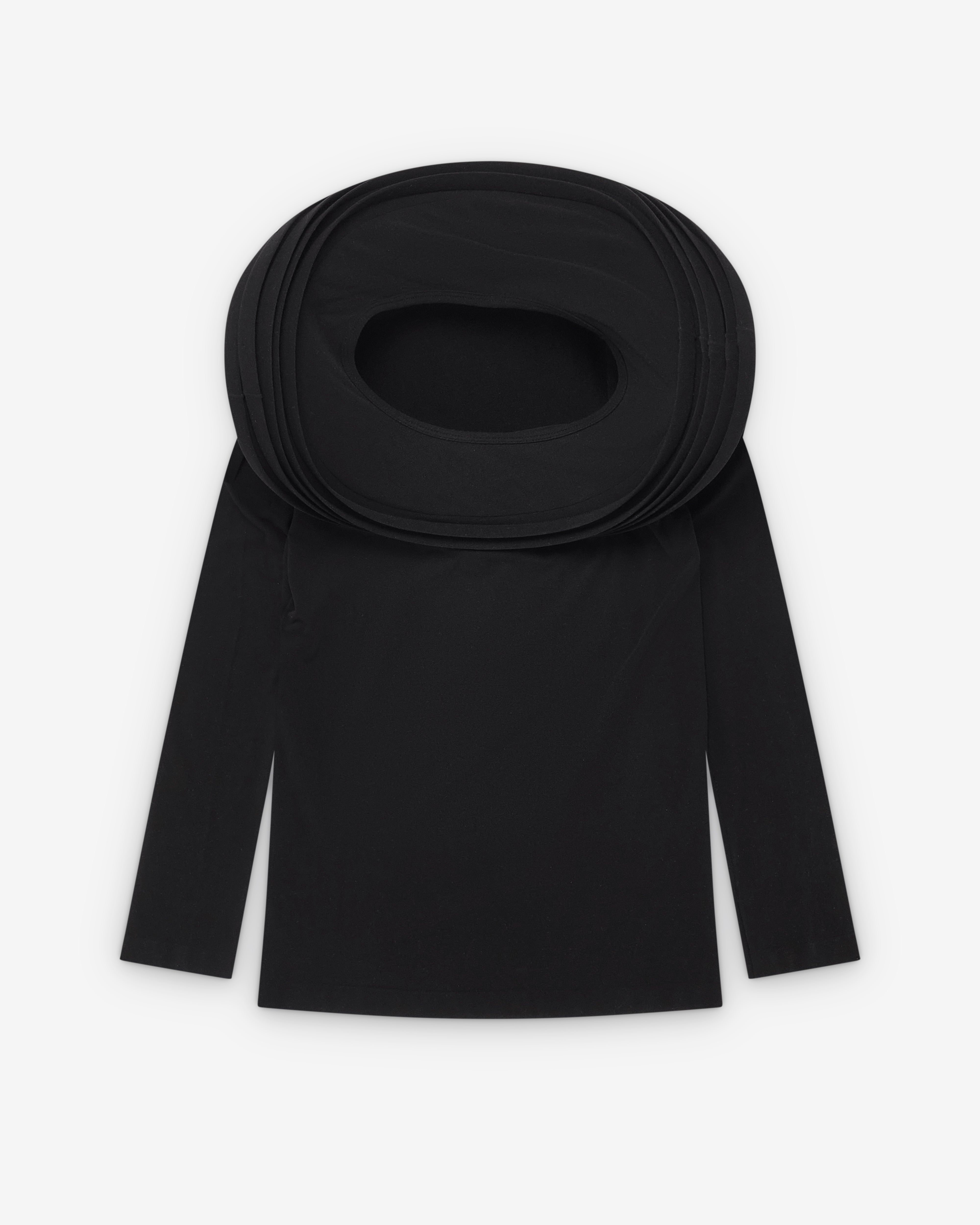 Junya Watanabe: Women's Disc Long Sleeve Top (Black) | Dover