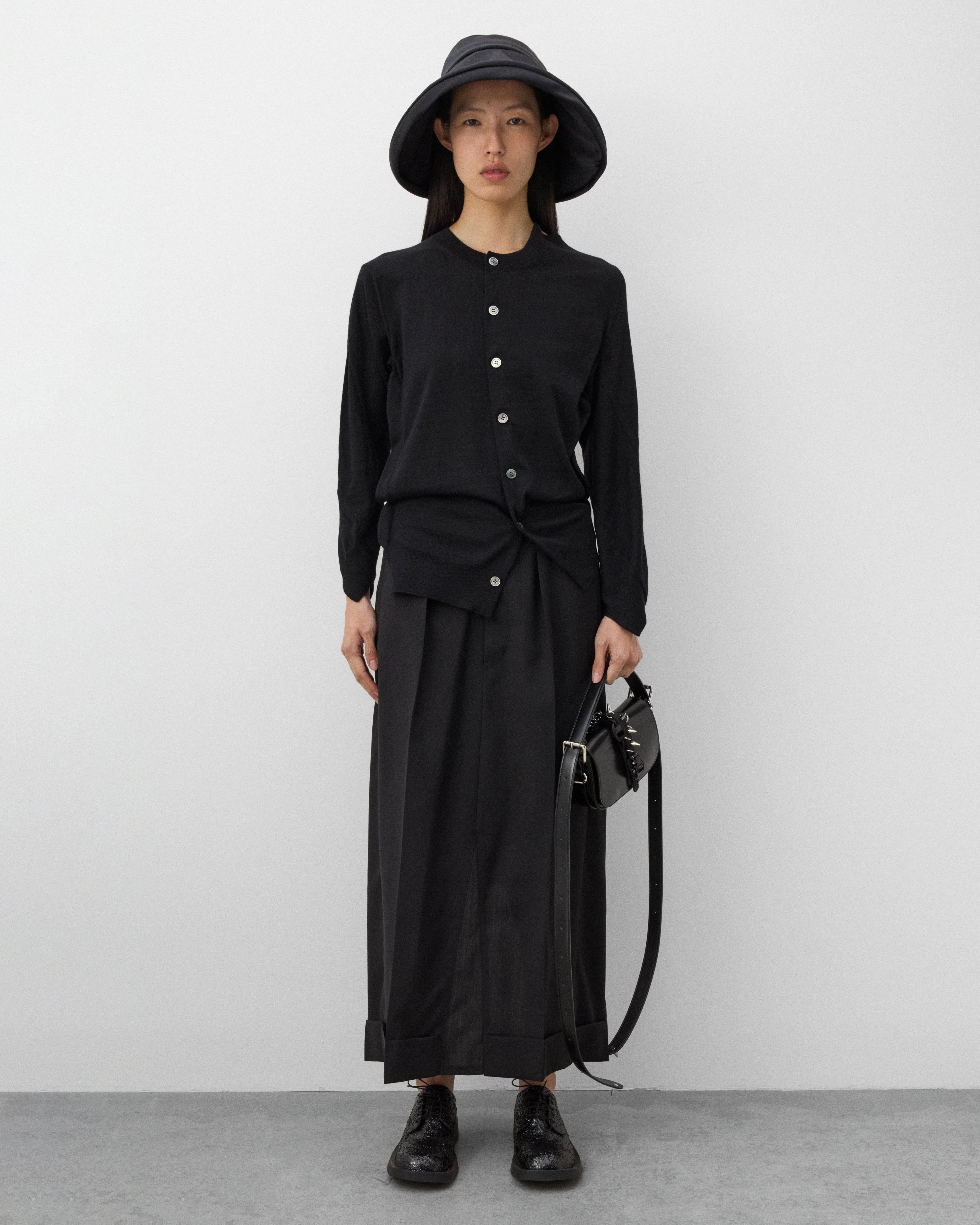 Junya Watanabe: Women's Cuff Skirt (Black) | Dover Street Market