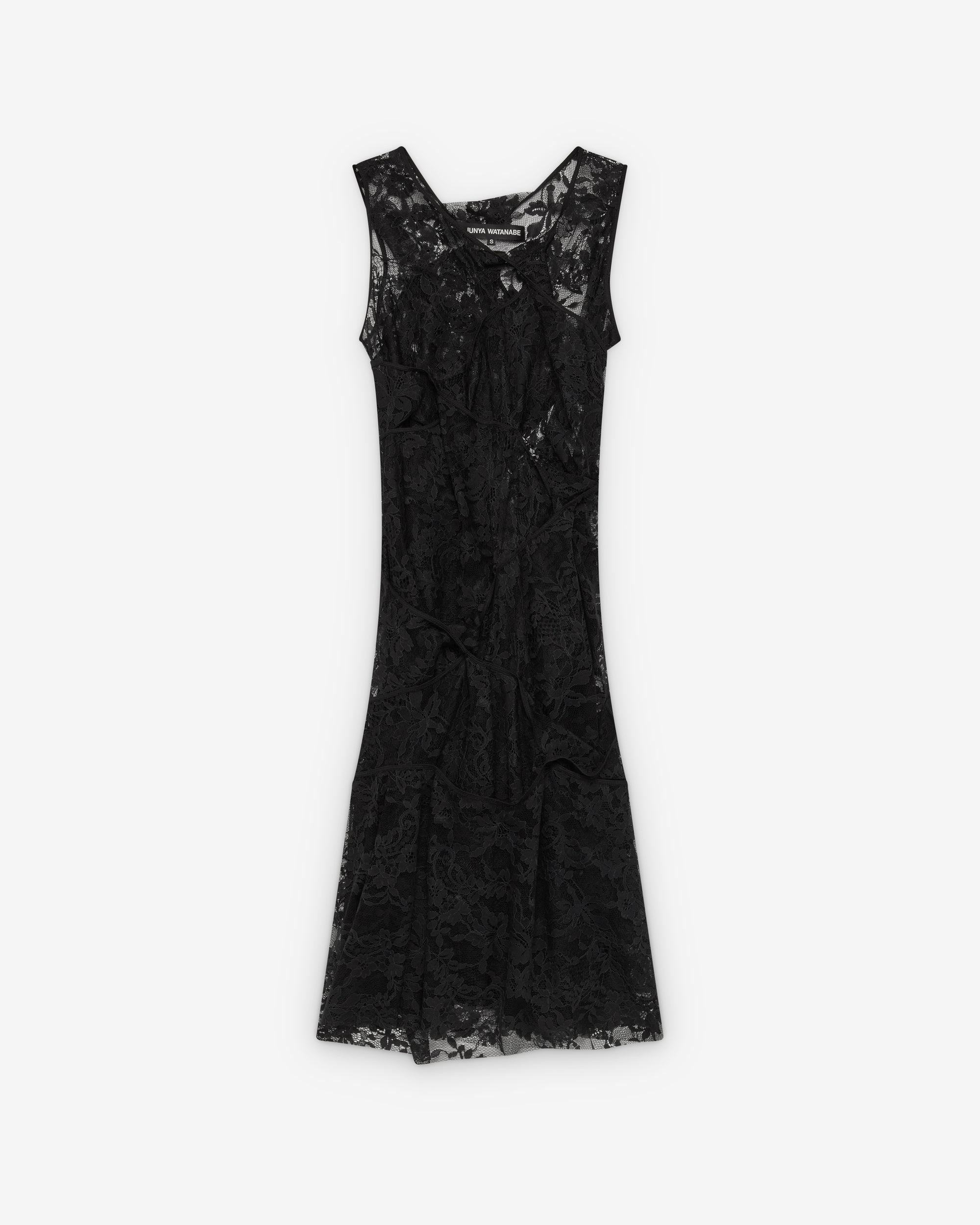 Junya Watanabe - Women's Floral Lace Dress - (Black) Junya Watanabe - Women's Floral Lace Dress - (Black)