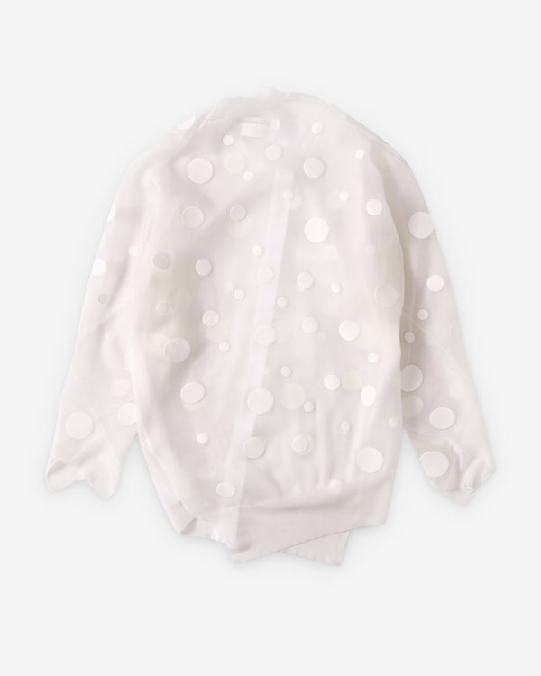 Junya Watanabe - Women's Jacquard Dot Cardigan - (White)