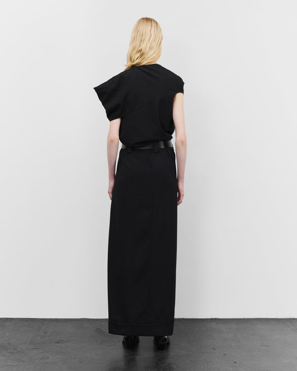 Junya Watanabe - Women's Belted Cut Out Dress - (Black)