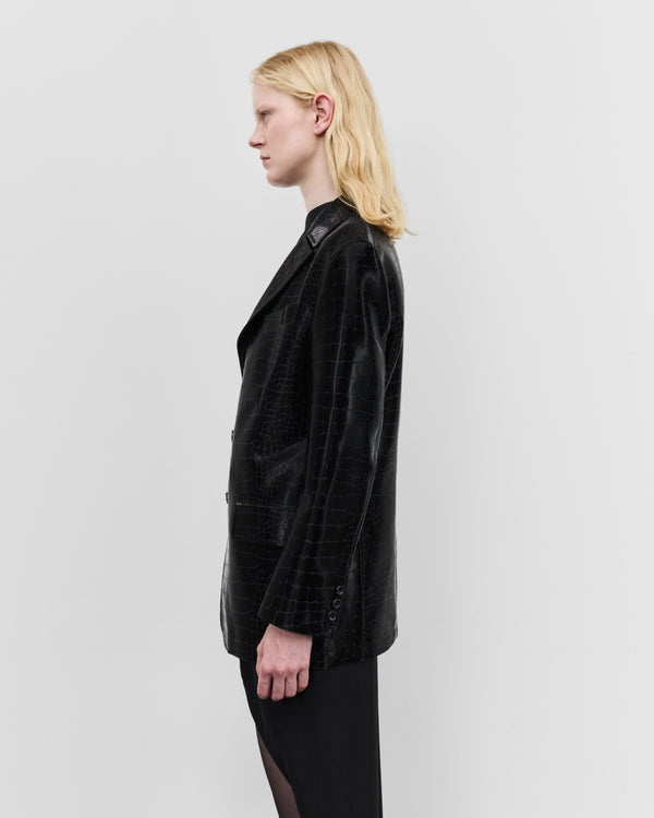 Junya Watanabe - Women's Embossed Blazer - (Black)