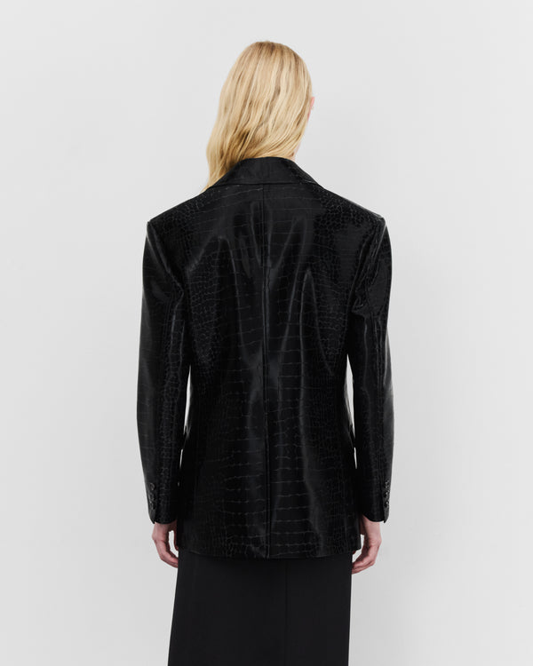 Junya Watanabe - Women's Embossed Blazer - (Black)