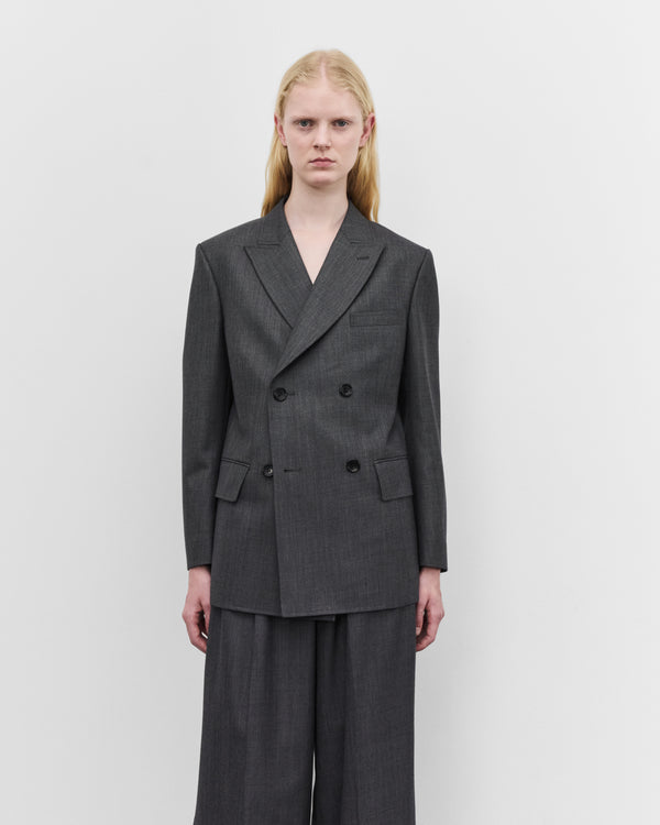 Junya Watanabe - Women's Double Breasted Blazer - (Grey)