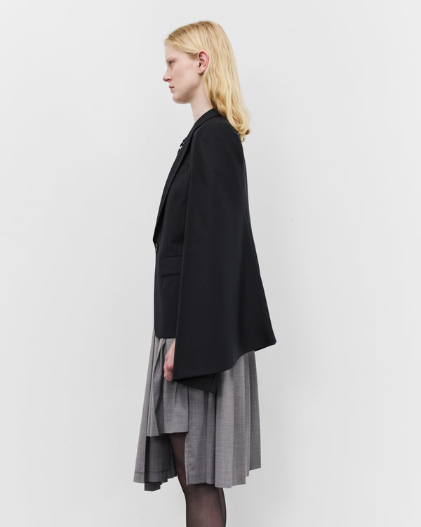 Junya Watanabe - Women's Cut Out Sleeve Blazer - (Black/White)