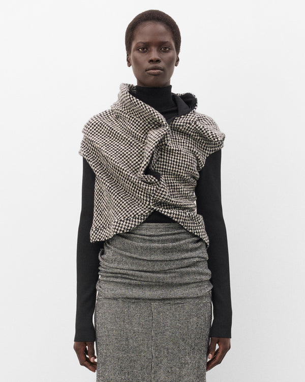 Junya Watanabe - Women's Drape Twist Jacket - (Black/White)